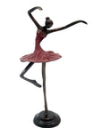 Ballerine 25 cm rouge n°5 Bronzes d'Afrique
