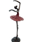 Ballerine 25 cm rouge n°5 Bronzes d'Afrique