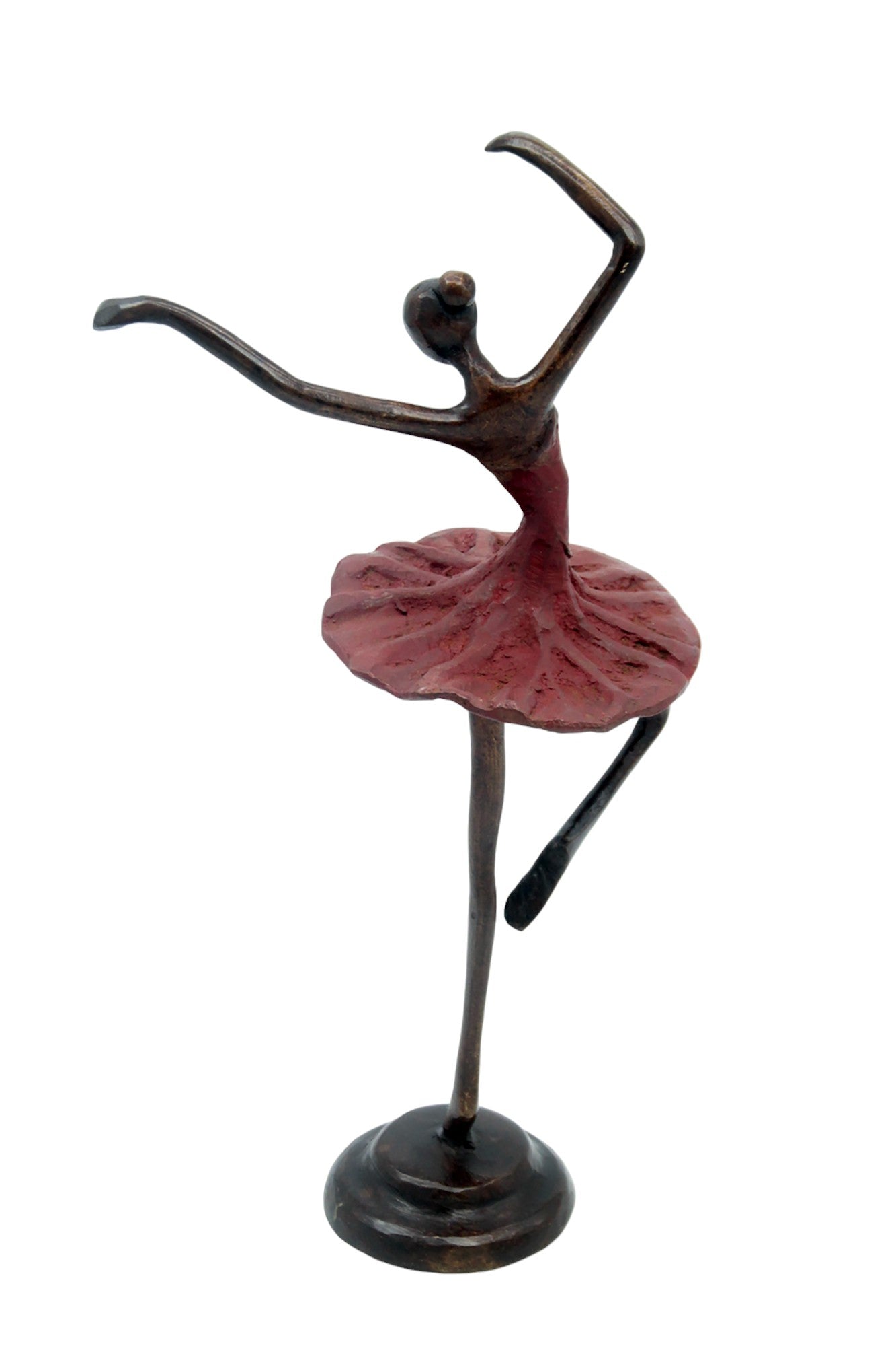 Ballerine 25 cm rouge n°5 Bronzes d'Afrique