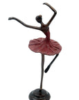 Ballerine 25 cm rouge n°5 Bronzes d'Afrique