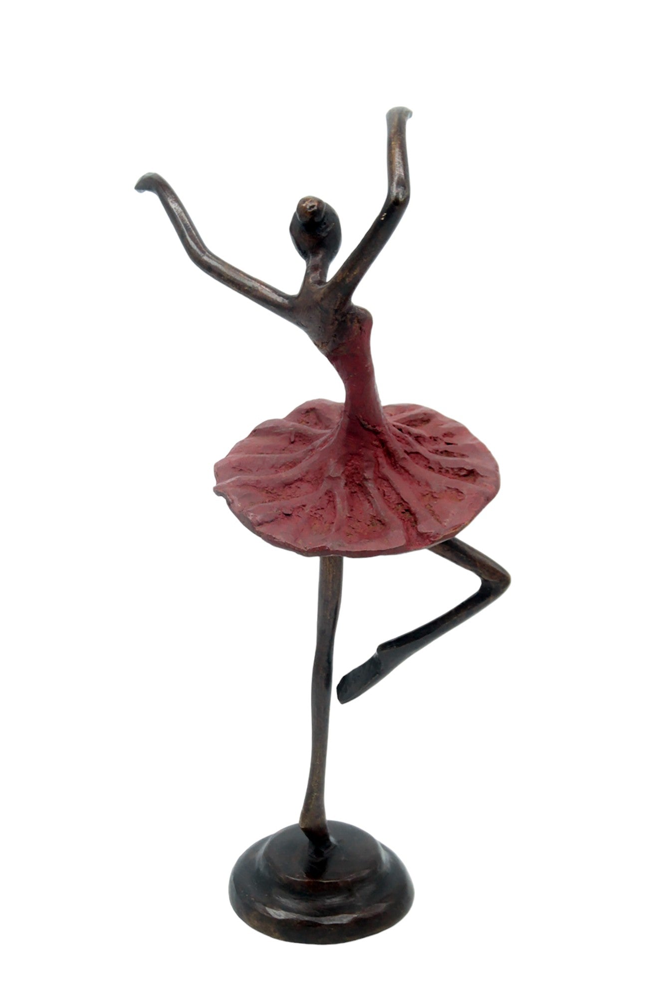 Ballerine 25 cm rouge n°5 Bronzes d'Afrique