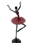 Ballerine 25 cm rouge n°5 Bronzes d'Afrique