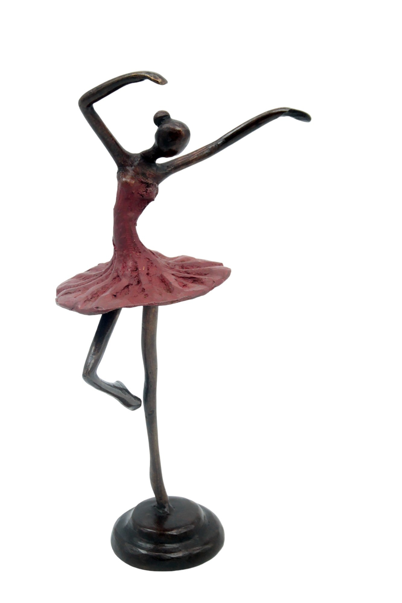 Ballerine 25 cm rouge n°5 Bronzes d'Afrique