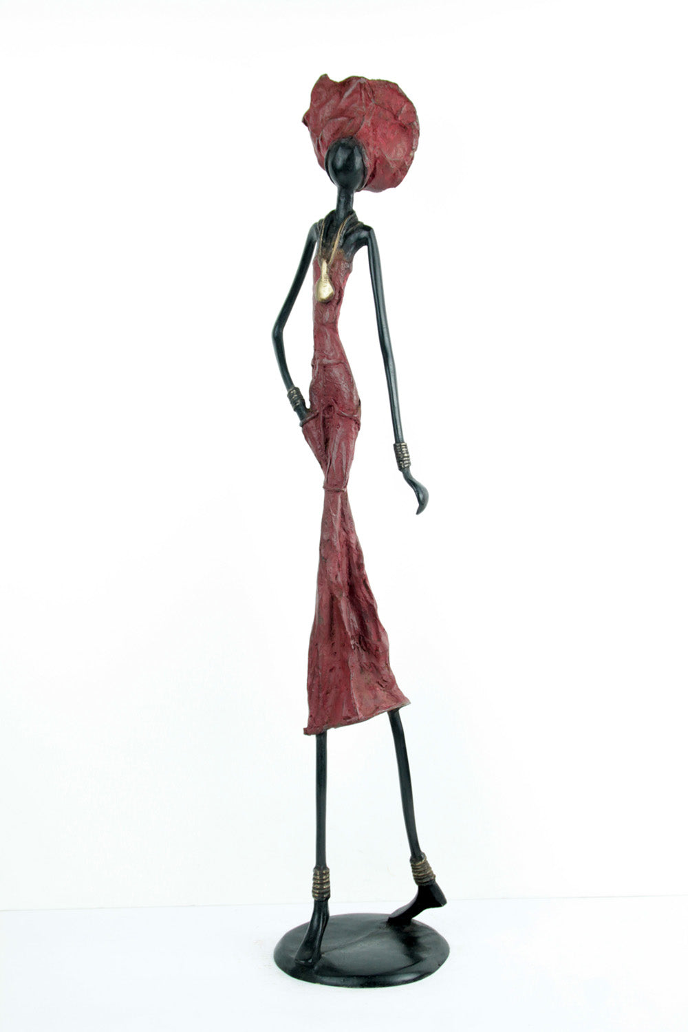 12BR06R - Bronzes d'Afrique - statues from Burkina Faso