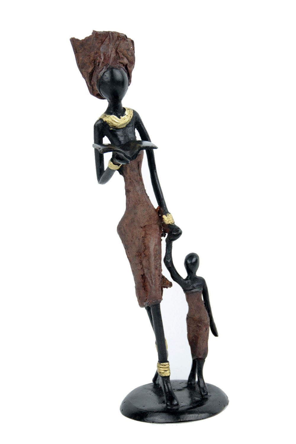 Bronze 25 cm marron n°23 Bronzes d'Afrique