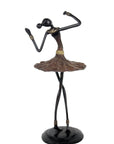 Ballerine 45 cm marron n°1 Bronzes d'Afrique