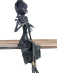 Bronze assis 40 cm noir n°1 Bronzes d'Afrique
