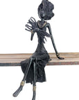 Bronze assis 40 cm noir n°1 Bronzes d'Afrique