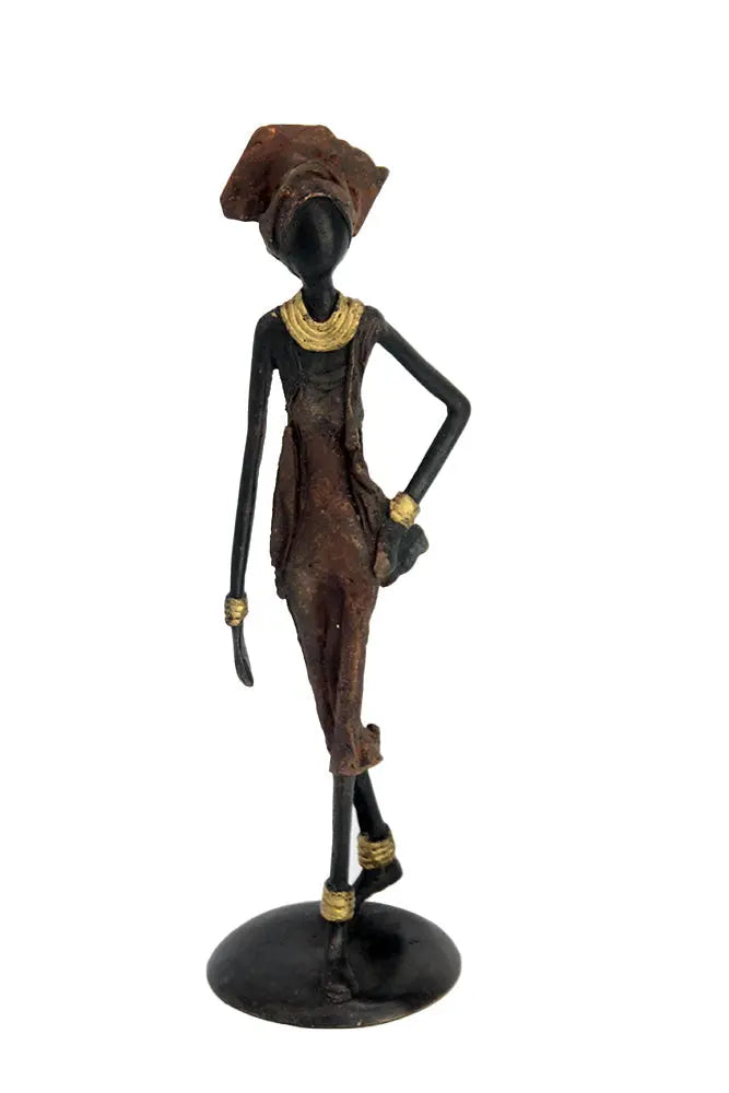 Bronze 25 cm marron n°5 Bronzes d'Afrique