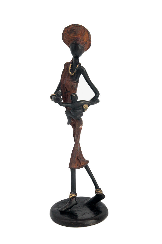 Bronze 25 cm marron n°7 Bronzes d'Afrique