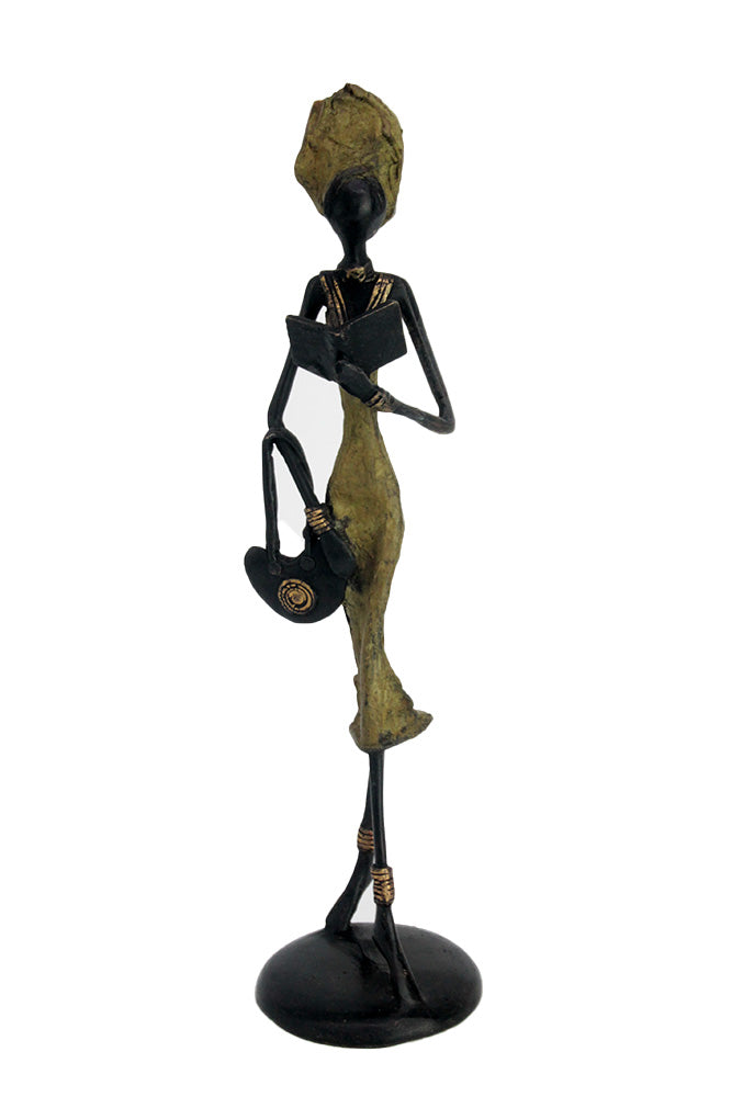 Bronze 35 cm vert n°3 Bronzes d'Afrique