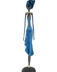 Bronze Issouf 80 cm bleu n°1 Bronzes d'Afrique