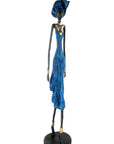 Bronze Issouf 80 cm bleu n°1 Bronzes d'Afrique