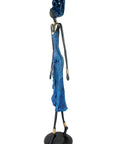 Bronze Issouf 80 cm bleu n°1 Bronzes d'Afrique