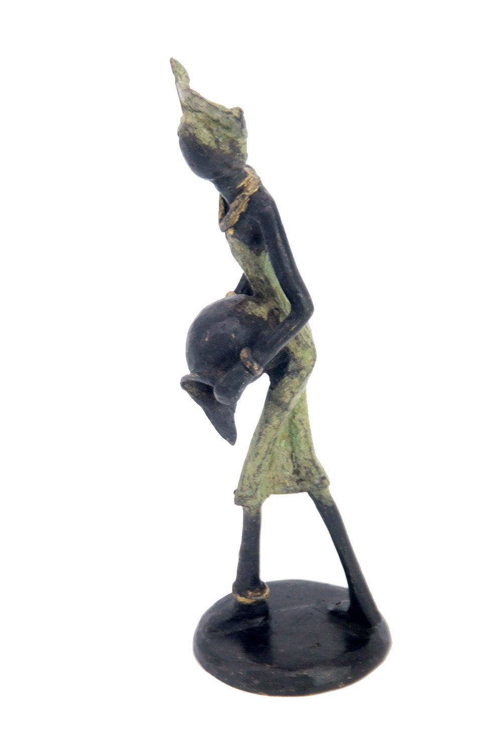 Bronze 15 cm vert n°17 Bronzes d'Afrique