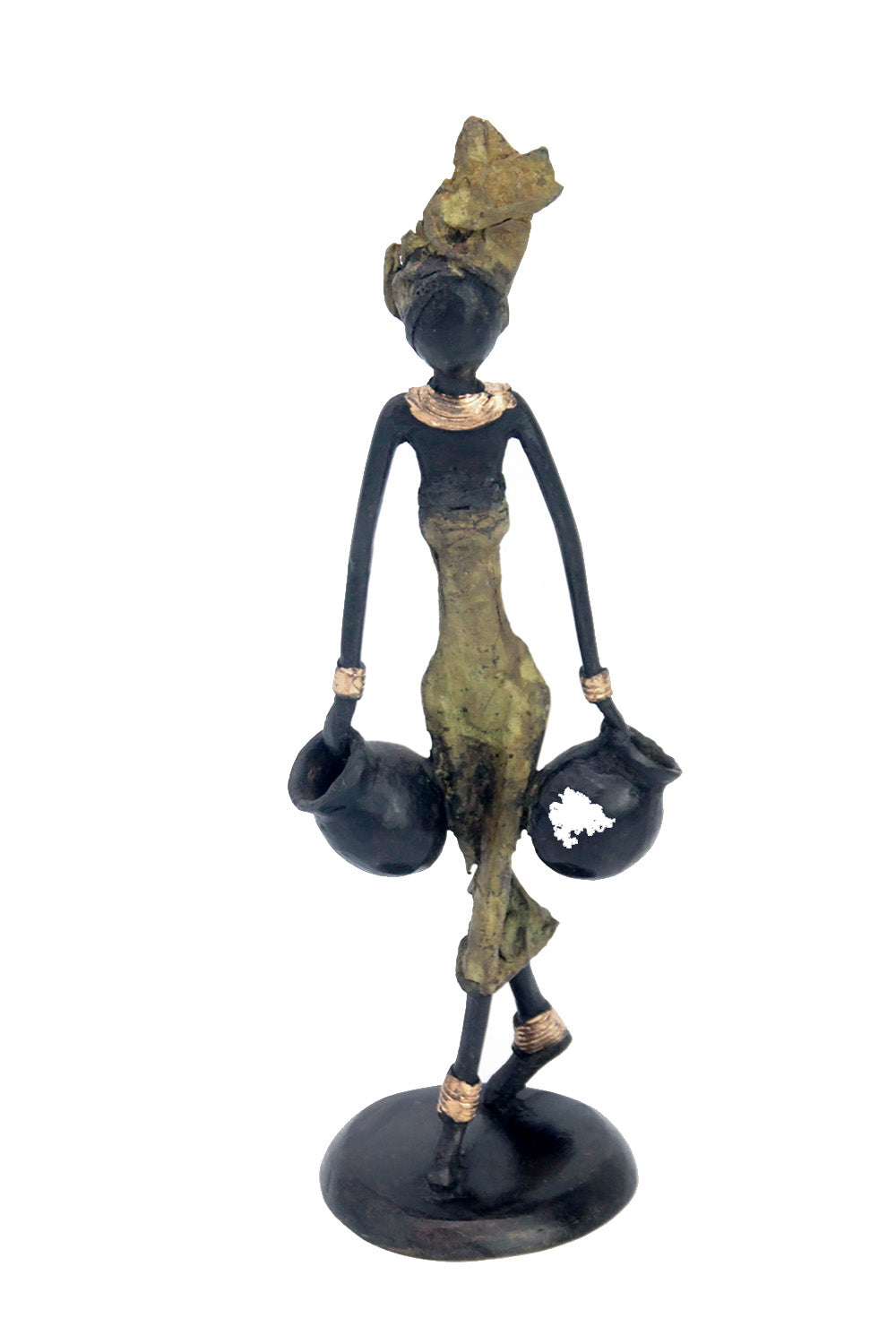 Bronze 25 cm vert n°16 Bronzes d'Afrique