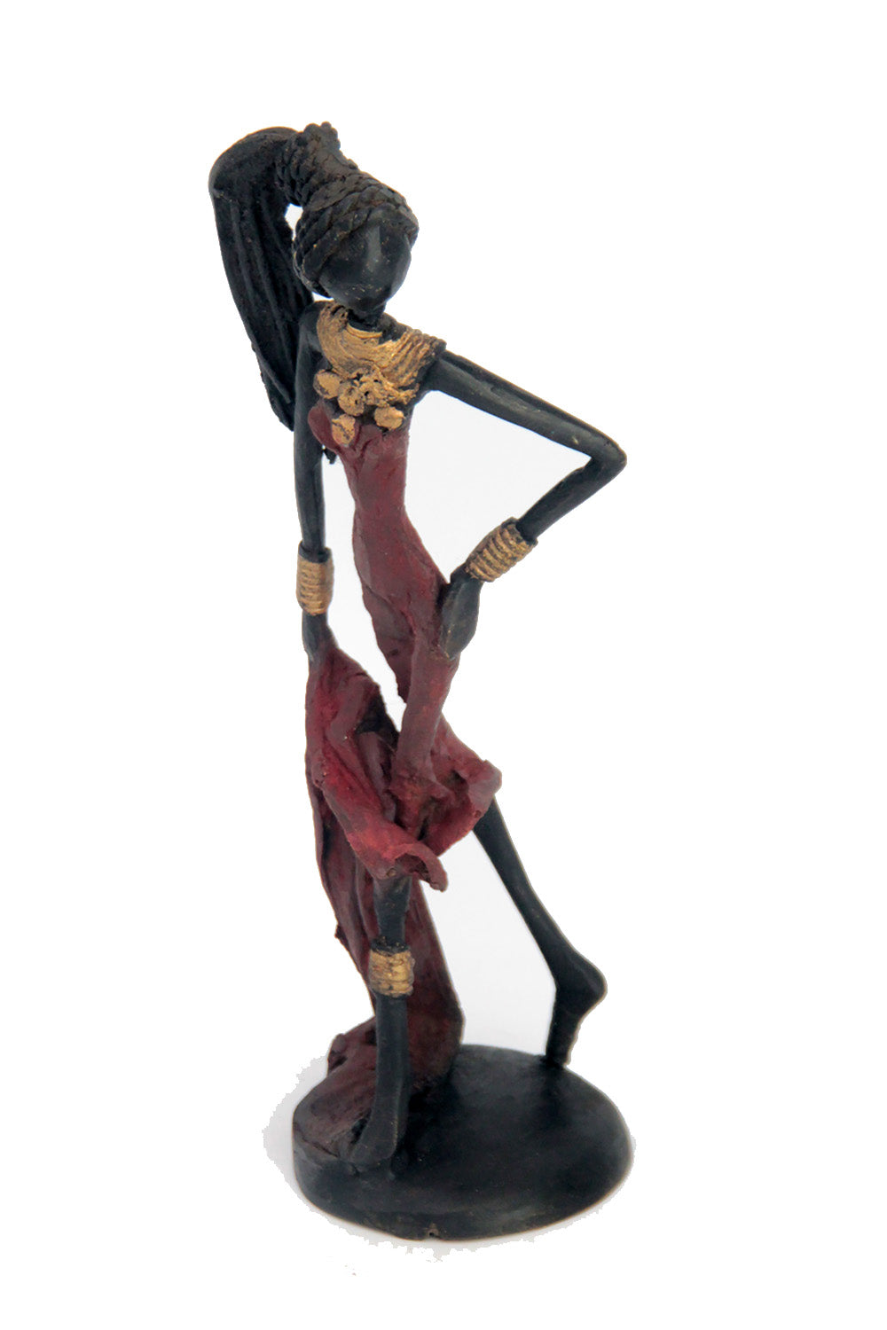 Bronze 20 cm rouge n°5 Bronzes d'Afrique