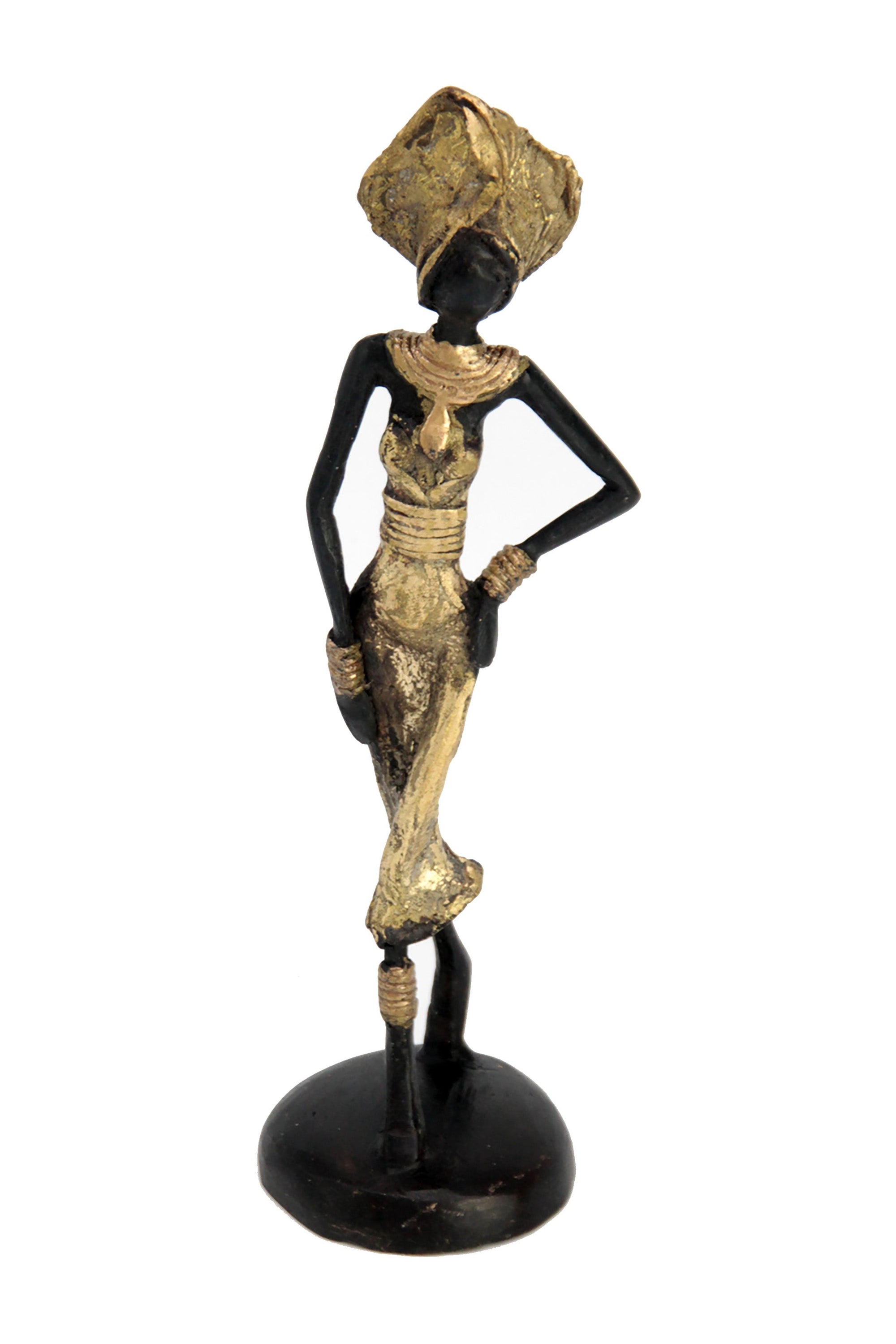 Bronze 20 cm doré n°15 Bronzes d'Afrique