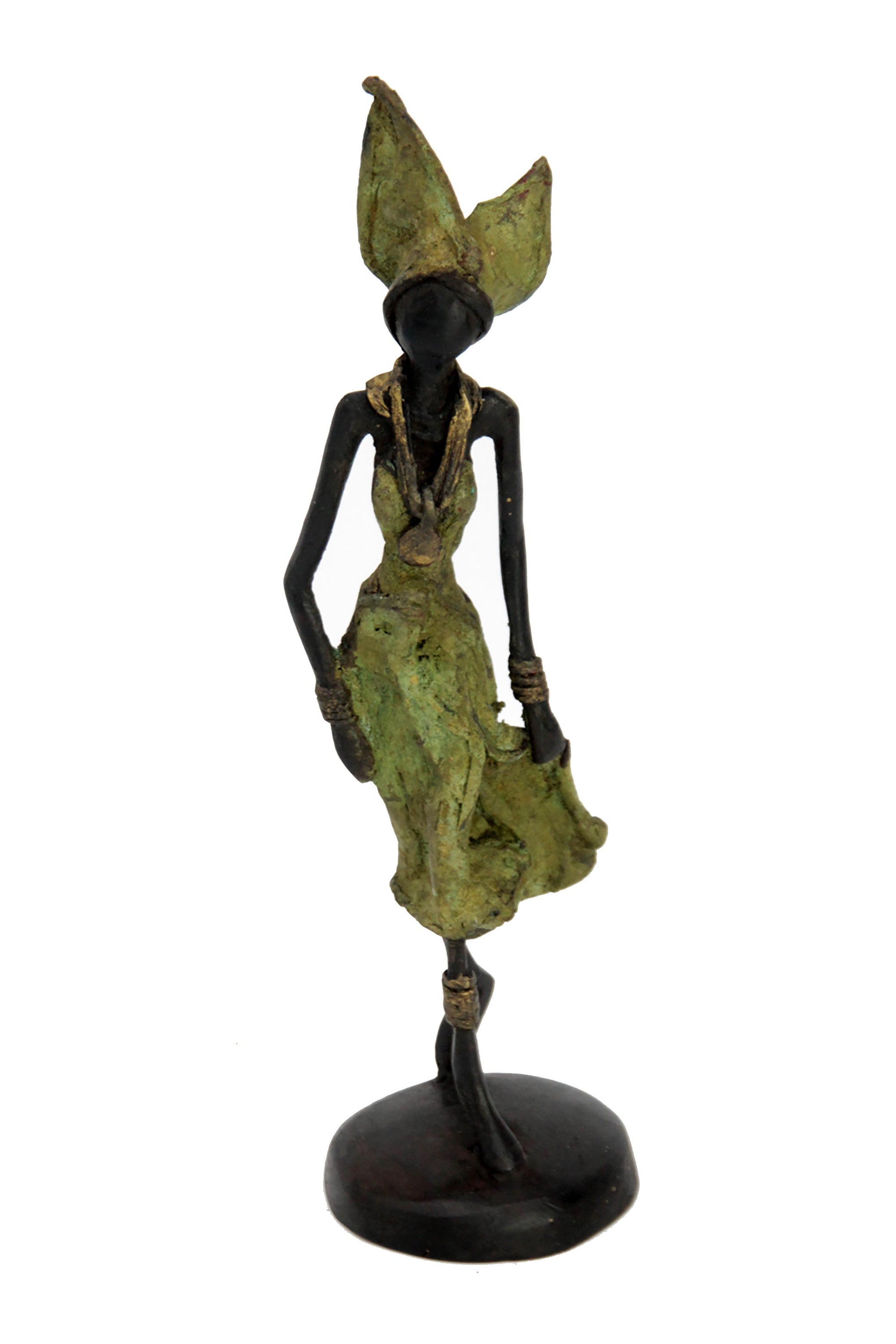 Bronze 20 cm vert n°14 Bronzes d'Afrique