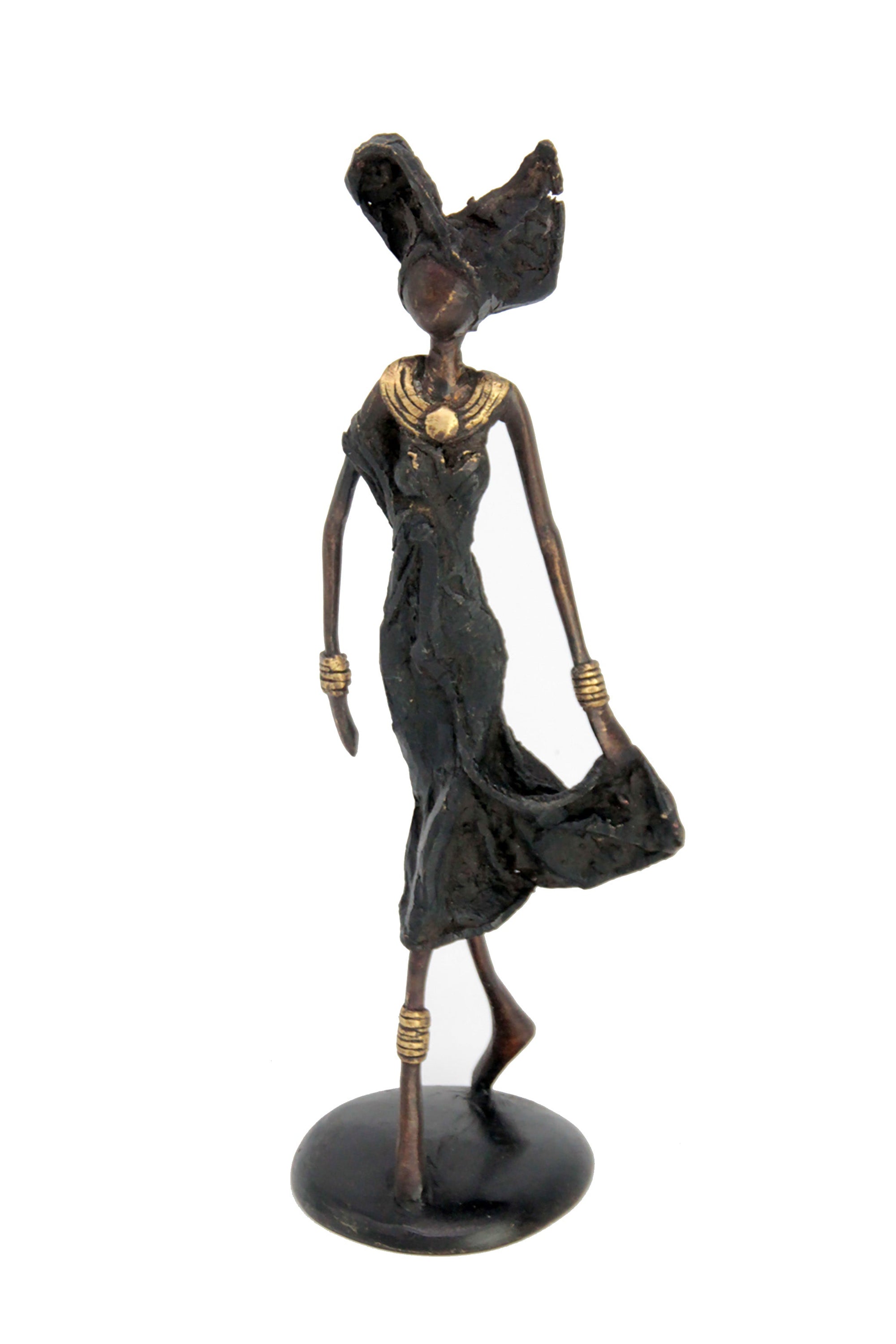 Bronze 25 cm noir n°12 Bronzes d'Afrique