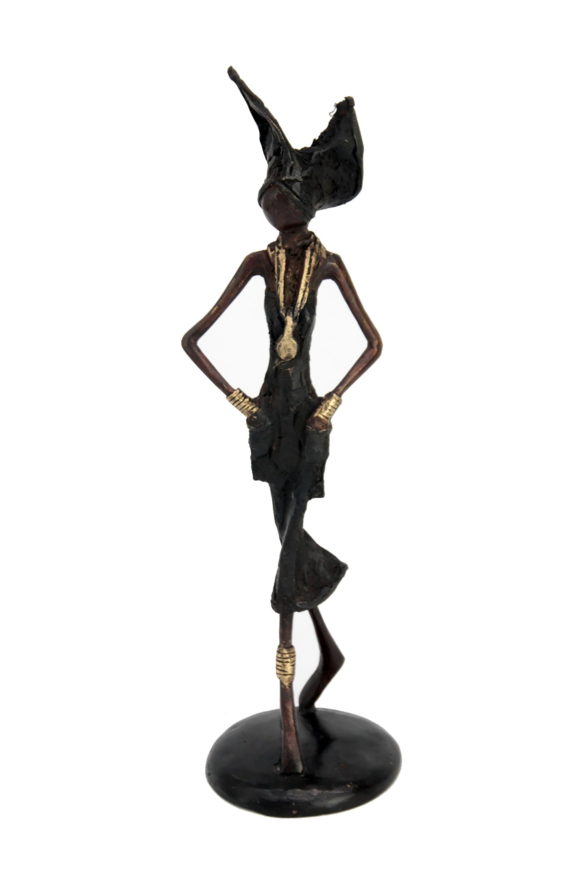 Bronze 25 cm noir n°14 Bronzes d'Afrique