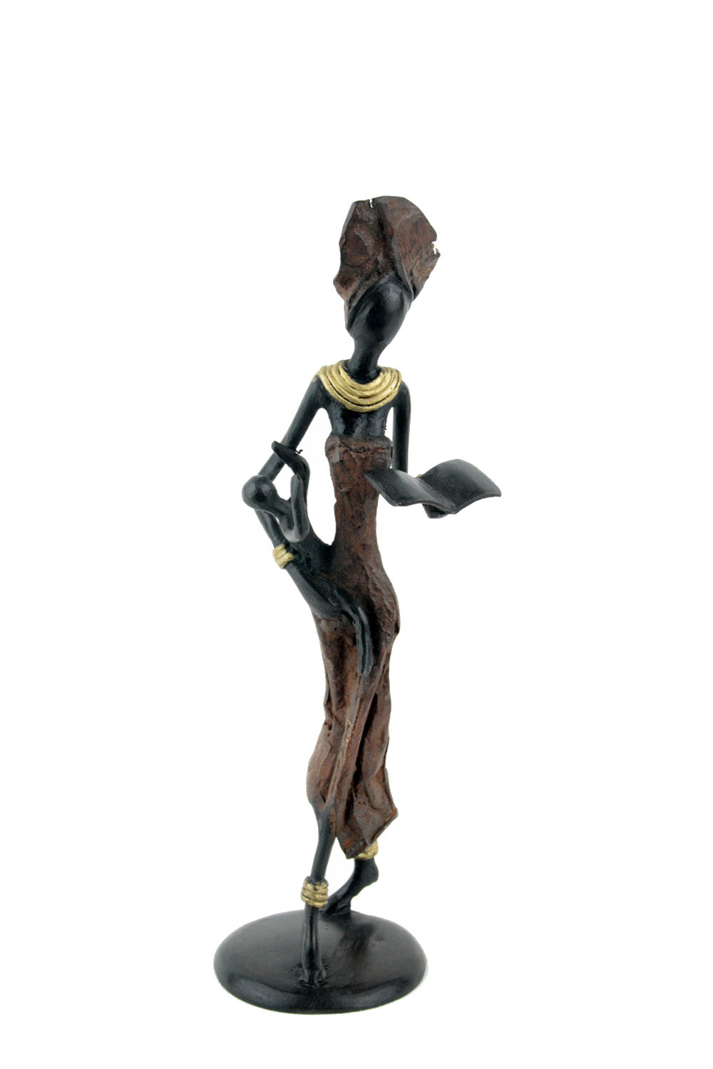 Bronze 25 cm marron n°27 Bronzes d'Afrique