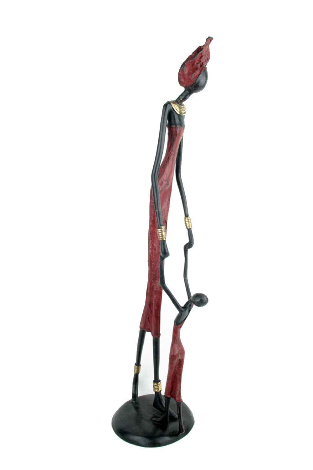 Bronze 55 cm rouge n°6 Bronzes d'Afrique
