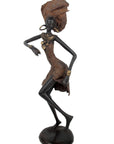 Bronze danseuse 50 cm marron n°2 Bronzes d'Afrique