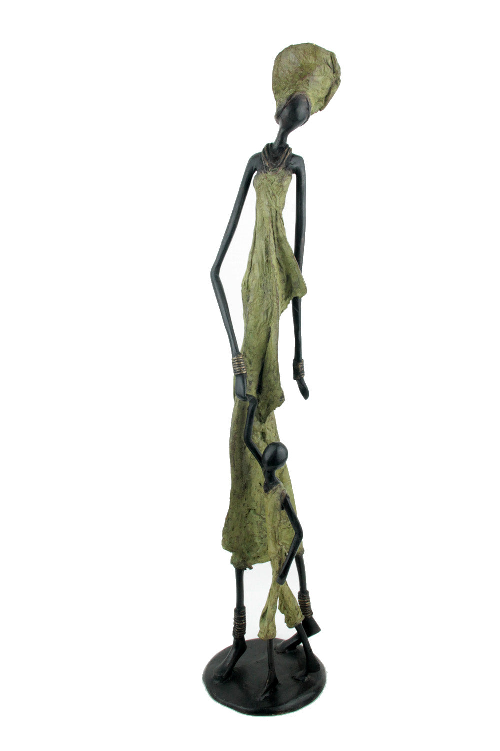 Bronze 55 cm vert n°1 Bronzes d'Afrique