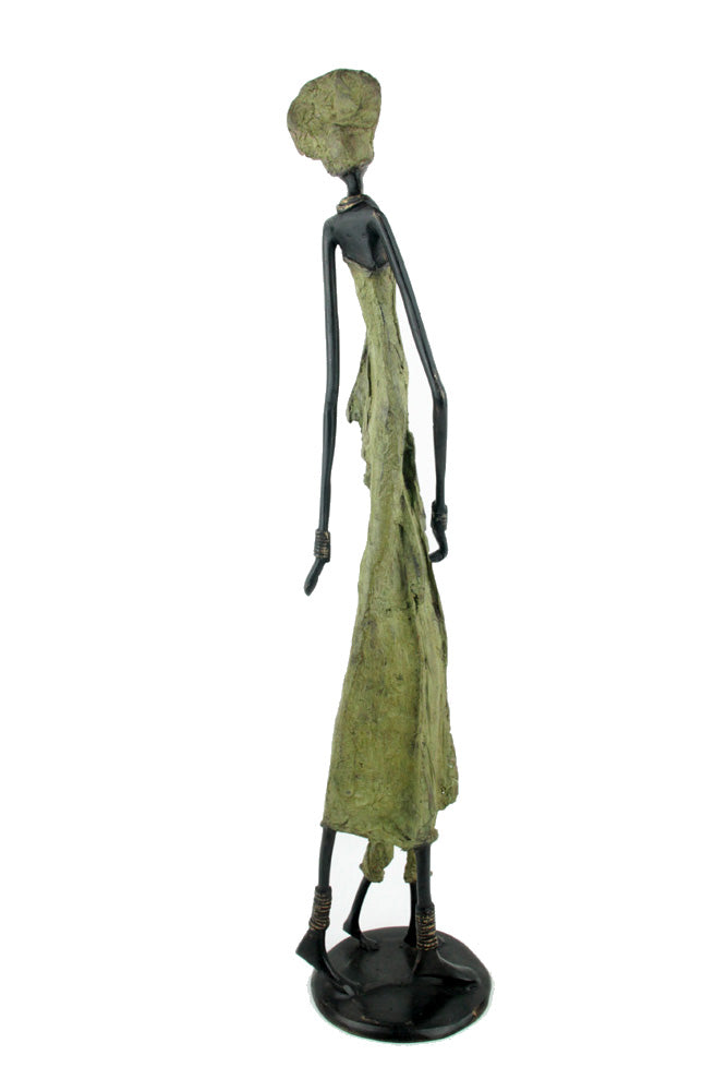 Bronze 55 cm vert n°1 Bronzes d'Afrique