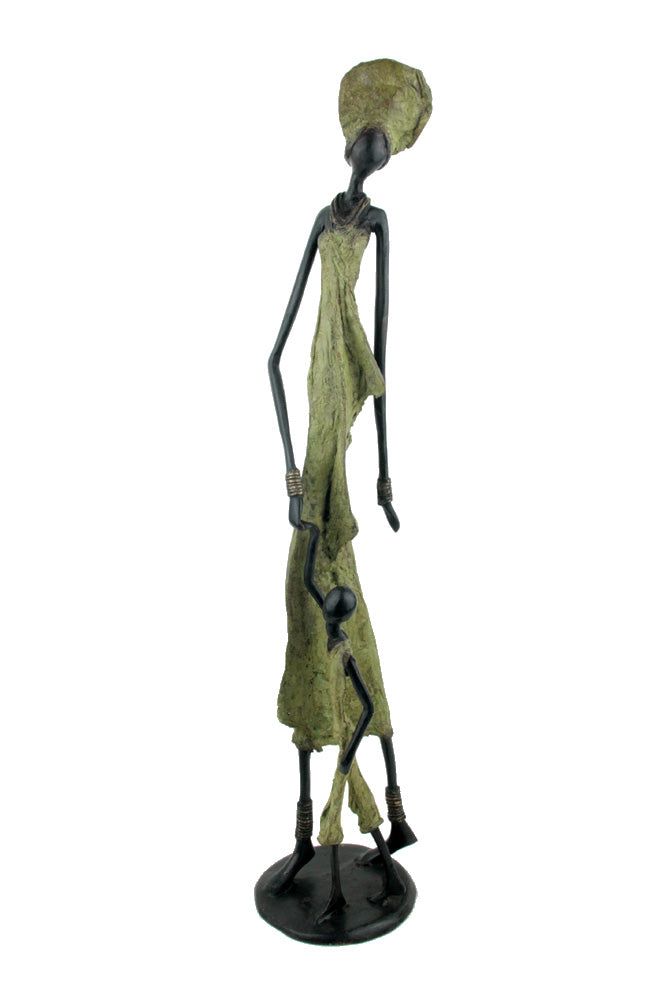 Bronze 55 cm vert n°1 Bronzes d'Afrique