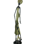 Bronze 55 cm vert n°1 Bronzes d'Afrique