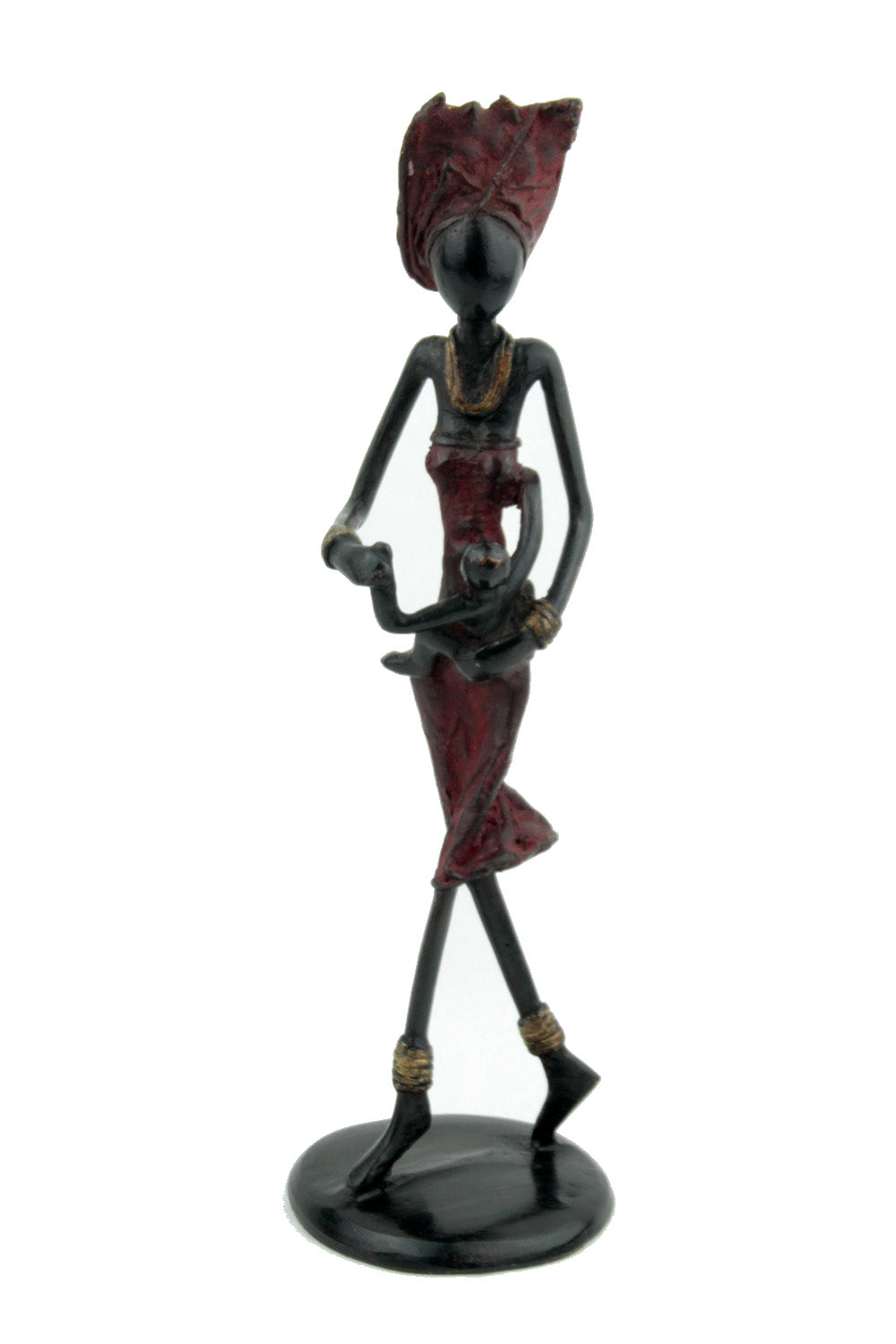 Bronze 25 cm rouge n°13 Bronzes d'Afrique