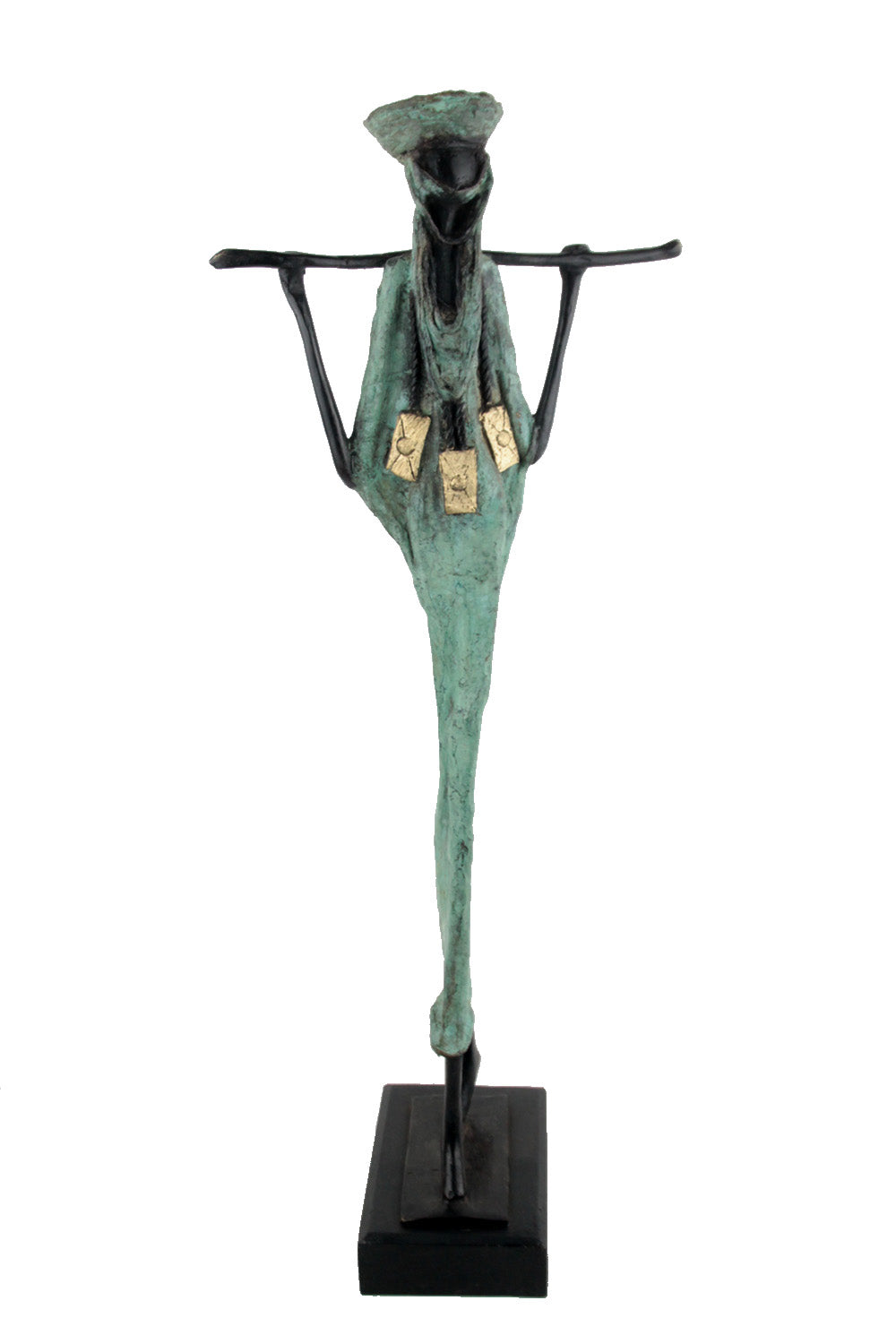 Touareg 55 cm vert n°1 Bronzes d'Afrique