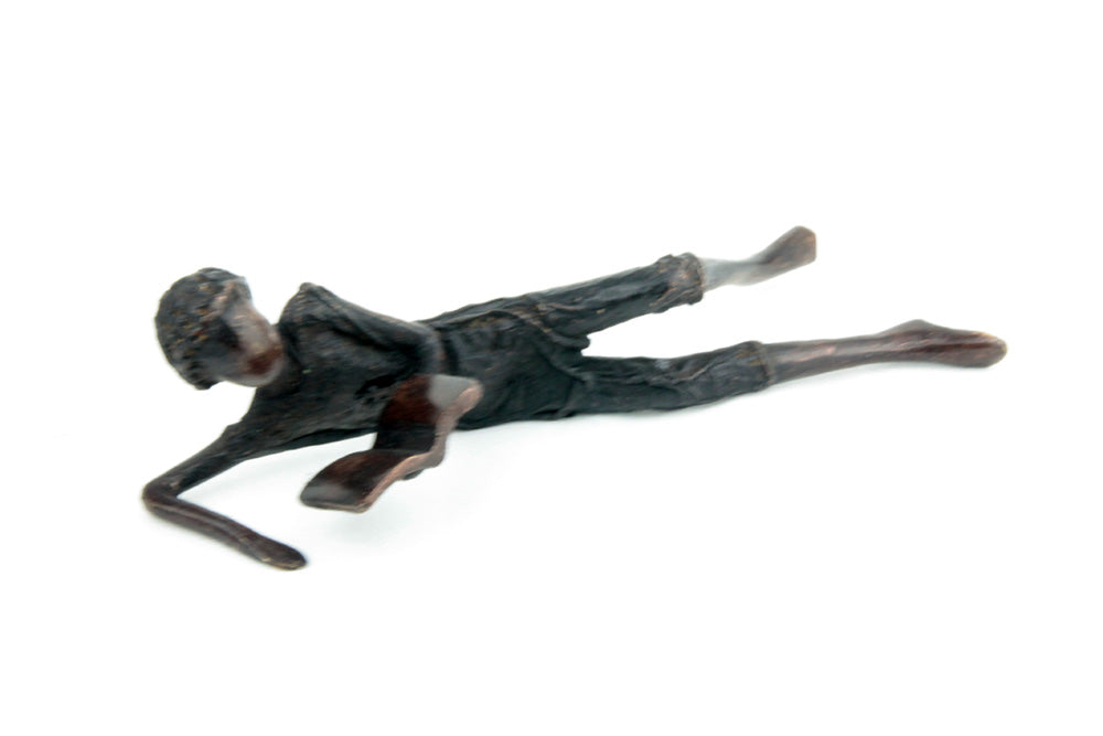 Bronze allongé 20 cm noir n°1 Bronzes d'Afrique