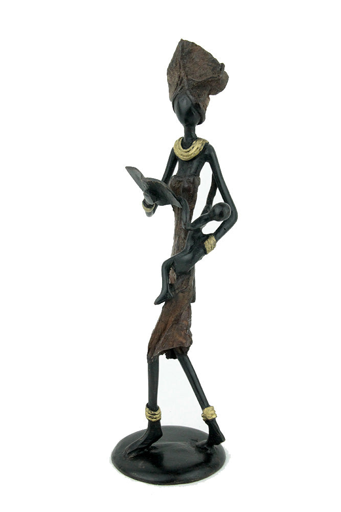 Bronze 25 cm marron n°24 Bronzes d'Afrique