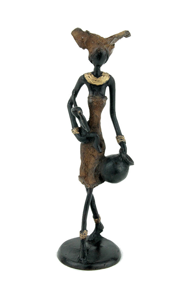 Bronze 25 cm marron n°35 Bronzes d'Afrique