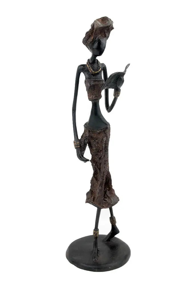 Bronze 35 cm marron n°6 Bronzes d'Afrique