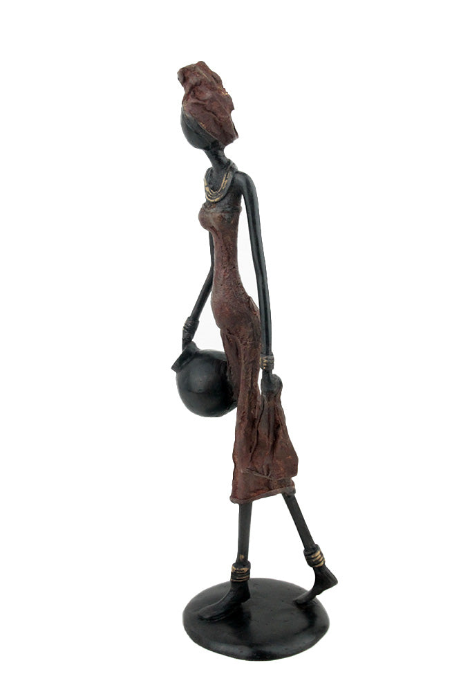 Bronze 35 cm marron n°12 Bronzes d'Afrique