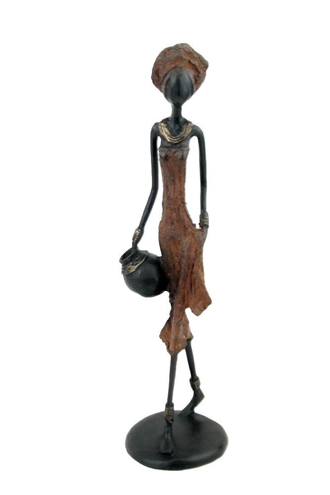 Bronze 35 cm marron n°16 Bronzes d'Afrique