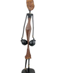 Bronze 55 cm marron n°2 Bronzes d'Afrique