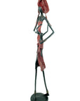 Bronze 55 cm rouge n°3 Bronzes d'Afrique