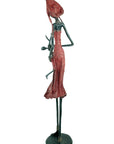 Bronze 55 cm rouge n°3 Bronzes d'Afrique