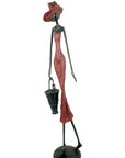 Bronze 55 cm rouge n°5 Bronzes d'Afrique