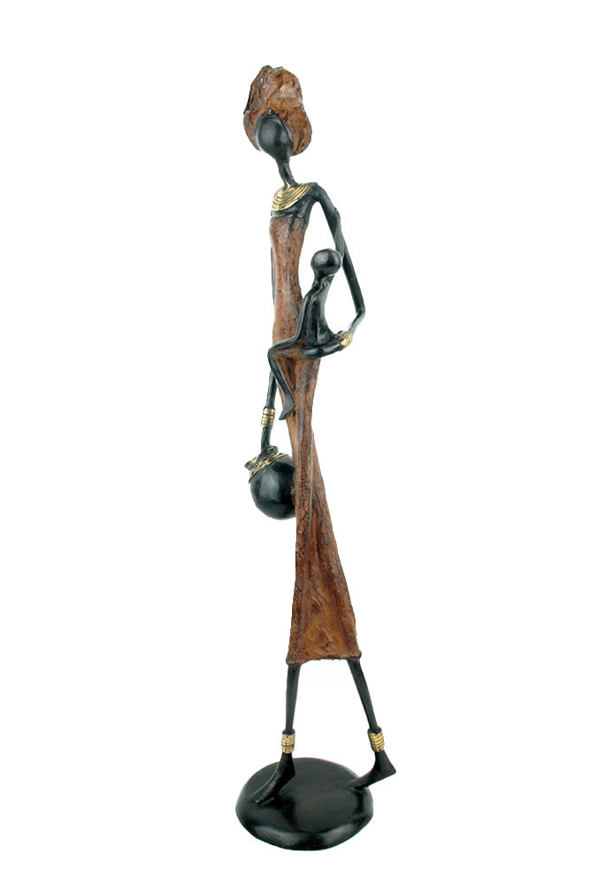 Bronze 55 cm marron n°10 Bronzes d'Afrique