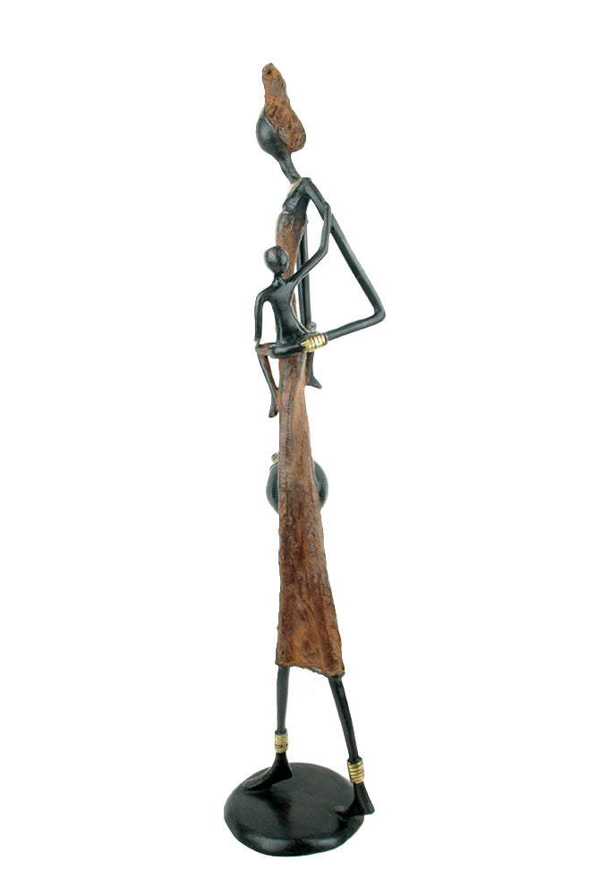 Bronze 55 cm marron n°10 Bronzes d'Afrique