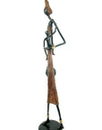 Bronze 55 cm marron n°10 Bronzes d'Afrique