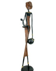 Bronze 55 cm marron n°10 Bronzes d'Afrique