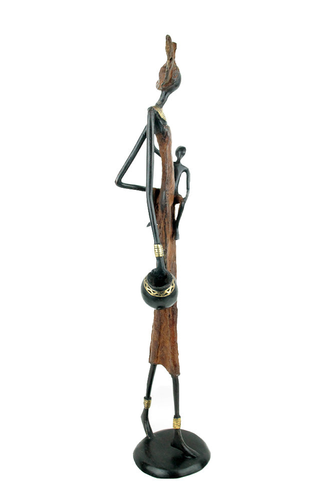 Bronze 55 cm marron n°10 Bronzes d'Afrique