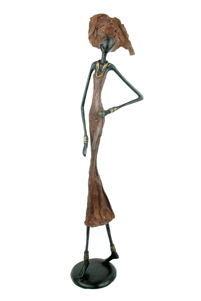 Bronze 55 cm marron n°11 Bronzes d'Afrique